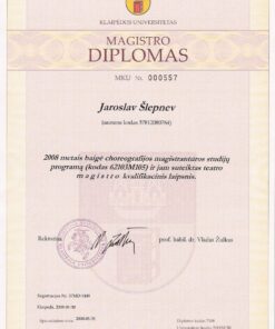 Buy college degree from The Klaipedos Universitetas