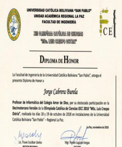 Buy Degree From the Universidad Católica Boliviana