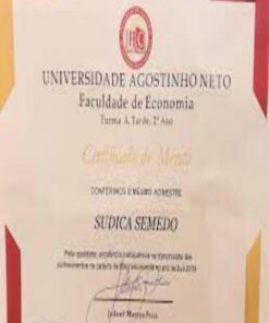 buy degree from the Universidade Agostinho Neto