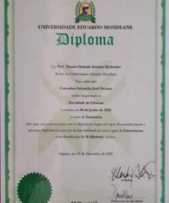 buy degree from the Universidade Eduardo Mondlane