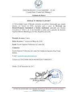 buy degree of the Universidade Mandume Ya Ndemufayo