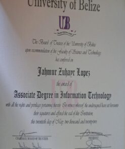 Buy Degree From the University of Belize