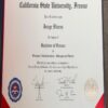 Buy college degree from The California State University, Fresno