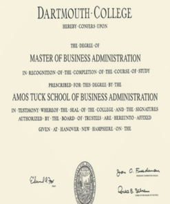 Buy college degree from The Dartmouth College