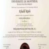 Buy college degree from the École Polytechnique de Montréal
