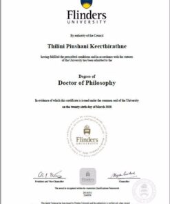 Buy college degree from the Flinders University