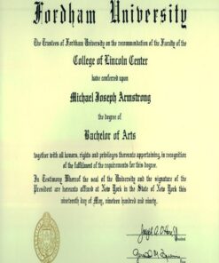 Buy college degree from The Fordham University