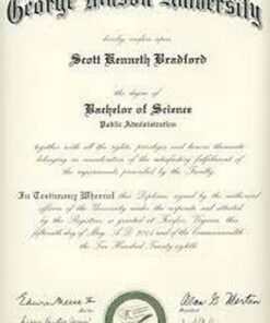 Buy college degree from The George Mason University