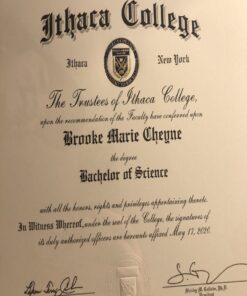 Buy college degree from The Ithaca College