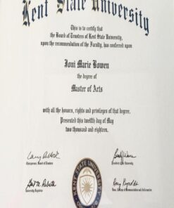 Buy college degree from The Kent State University