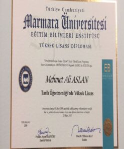 Buy college degree from the Marmara Üniversitesi