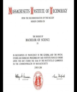 Buy college degree from The Massachusetts Institute of Technology