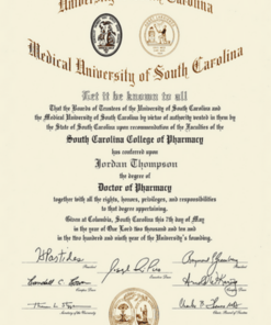 Buy college degree from The Medical University of South Carolina