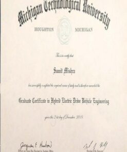 Buy college degree from The Michigan Technological University