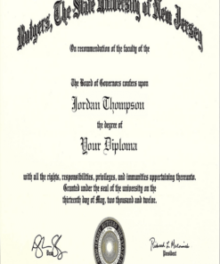 Buy college degree from The Rutgers, The State University of New Jersey