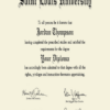 Buy college degree from The Saint Louis University
