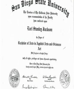 Buy college degree from The San Diego State University