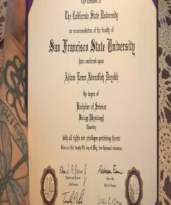 Buy college degree from The  San Francisco State University