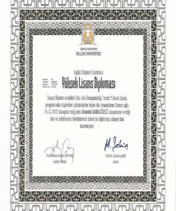 Buy college degree from the Selcuk Üniversitesi