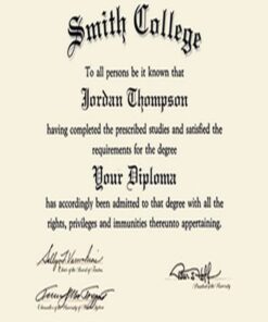 Buy college degree from The Smith College