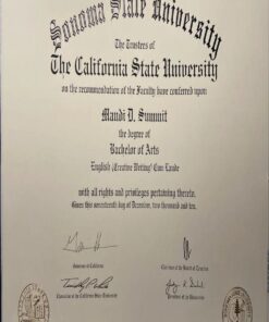 Buy college degree from The Sonoma State University