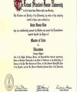 Buy college degree from The Stanford University