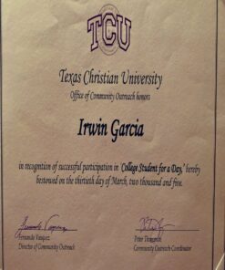 Buy college degree from The Texas Christian University