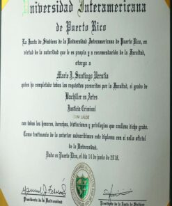 Buy college degree from the Universidad Interamericana de Puerto Rico
