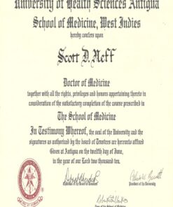 Buy college degree from the University of Health Sciences Antigua