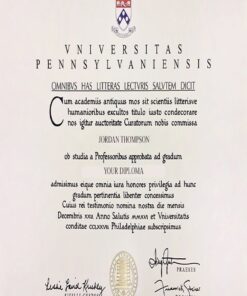 Buy college degree from The University of Pennsylvania