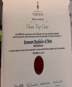 Buy college degree from The University of Toronto