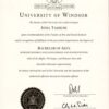 Buy college degree from The University of Windsor