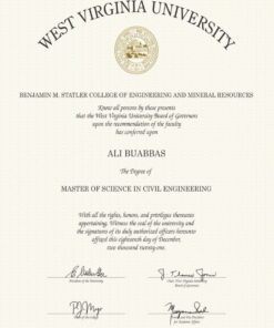 Buy college degree from The West Virginia University