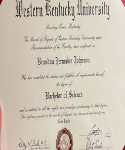 Buy college degree from The Western Kentucky University