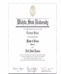 Buy college degree from The Wichita State University